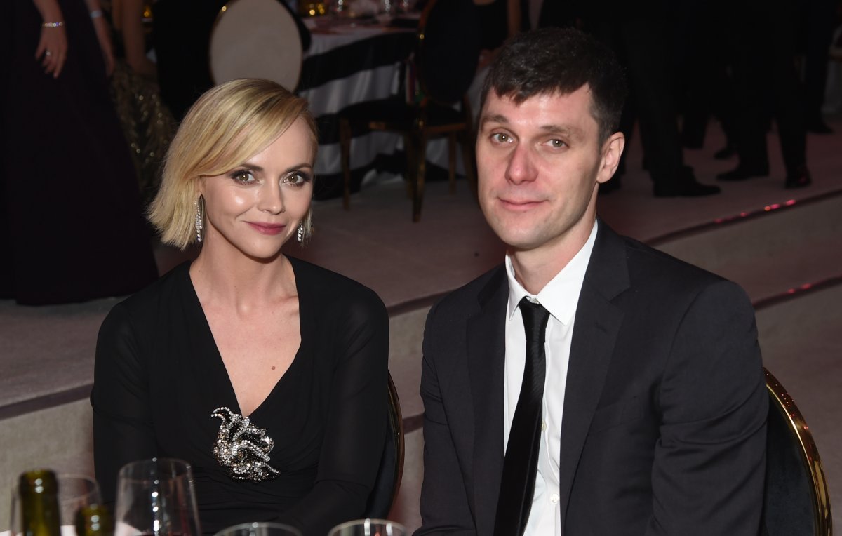 (L-R) Christina Ricci and James Heerdegen attend the 27th annual Elton John AIDS Foundation Academy Awards viewing party sponsored by IMDb and Neuro Drinks celebrating EJAF and the 91st Academy Awards on Feb. 24, 2019 in West Hollywood, Calif.