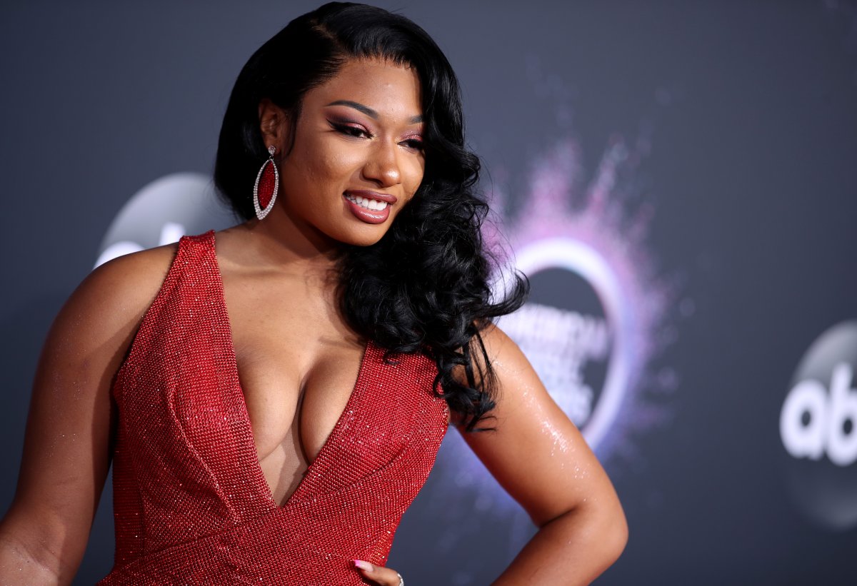 Megan Thee Stallion attends the 2019 American Music Awards at Microsoft Theater on November 24, 2019 in Los Angeles. 