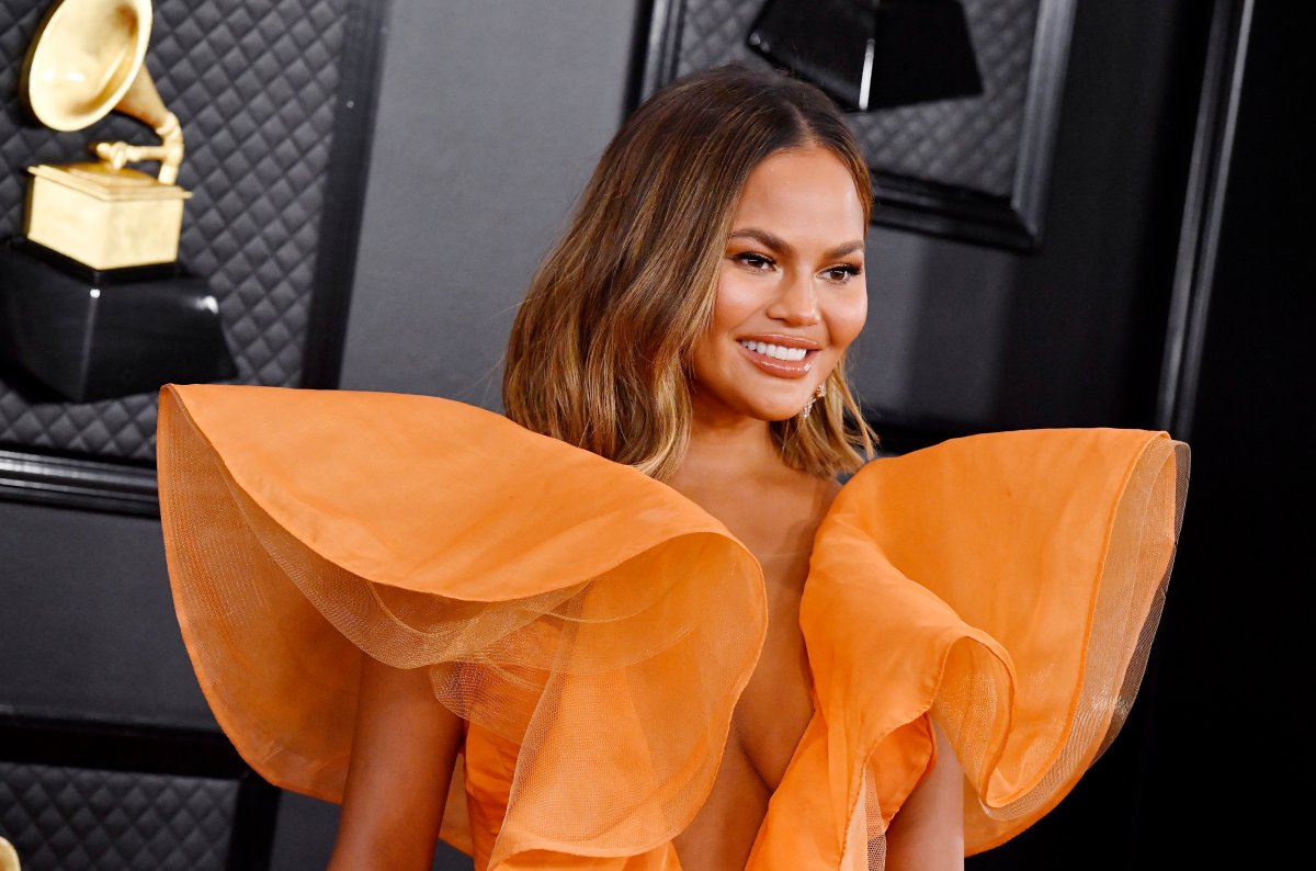 Chrissy Teigen attends the 62nd Annual GRAMMY Awards at STAPLES Center on Jan. 26, 2020, in Los Angeles, Calif. 