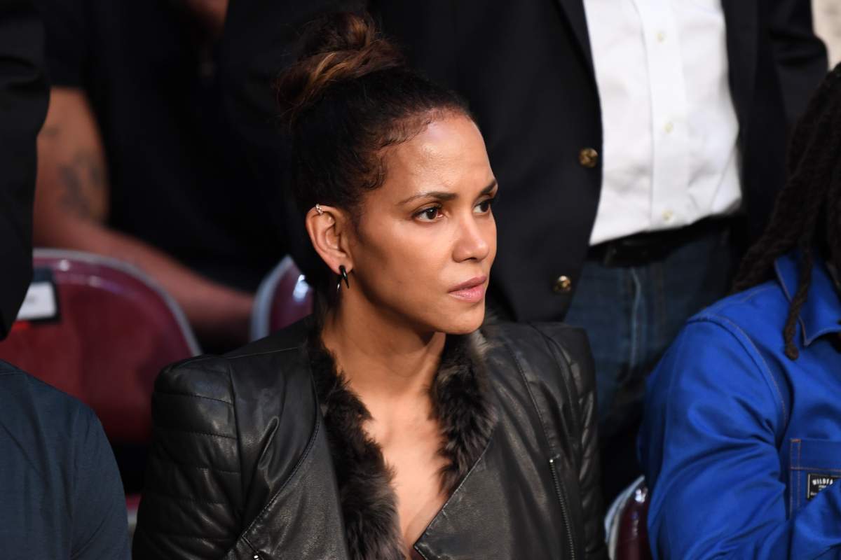 Actor Halle Berry is seen in attendance during the UFC 247 event at Toyota Center on Feb. 8, 2020 in Houston, Texas. 