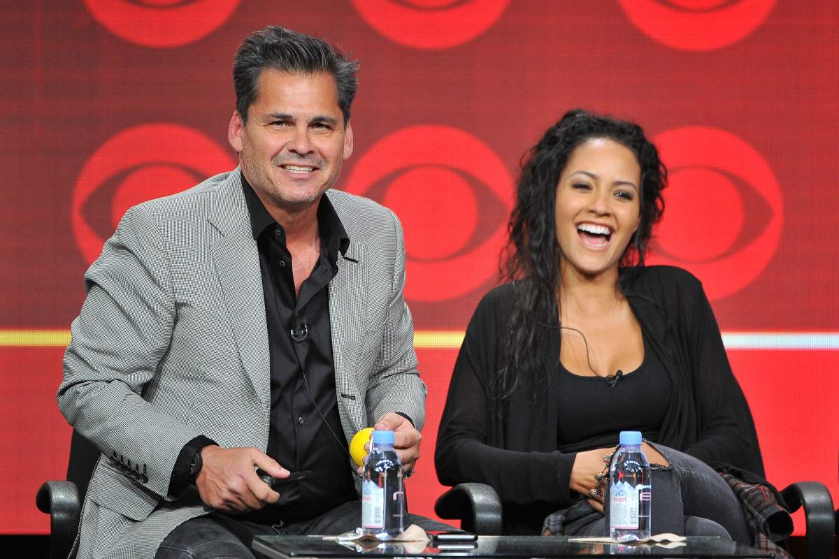 Peter Lenkov and Tristin Mays attend the CBS 2016 Summer TCA Panel at The Beverly Hilton Hotel on Aug. 10, 2016 in Beverly Hills, Calif.