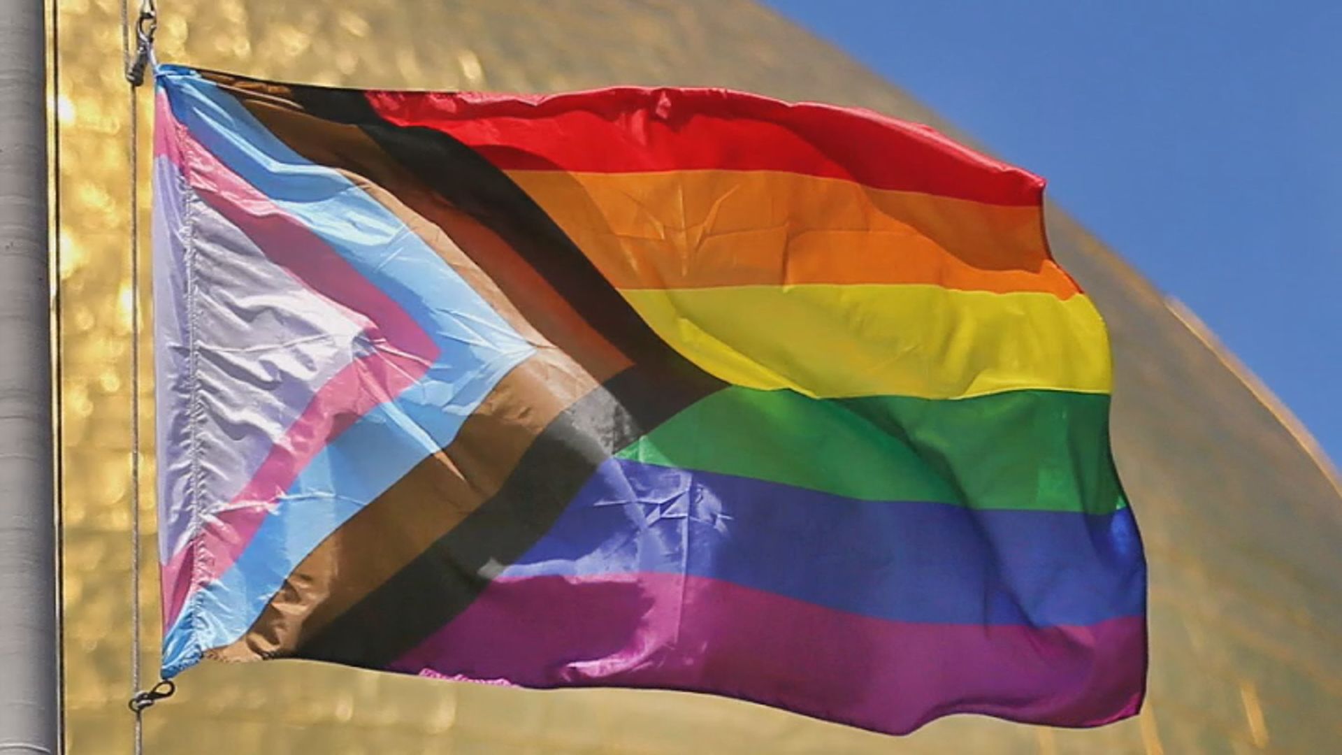 man charged with hate crime for burning gay pride flag