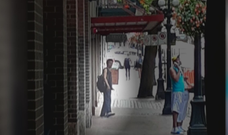 A B.C. woman is speaking out after a man allegedly spit on her in Gastown on Tuesday. 