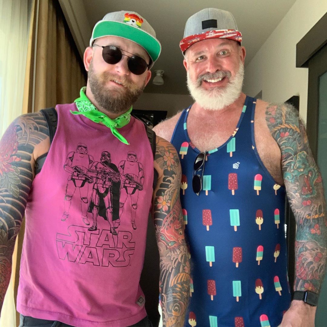 A photo of Pettigrew and Phillips in the summer of 2019.