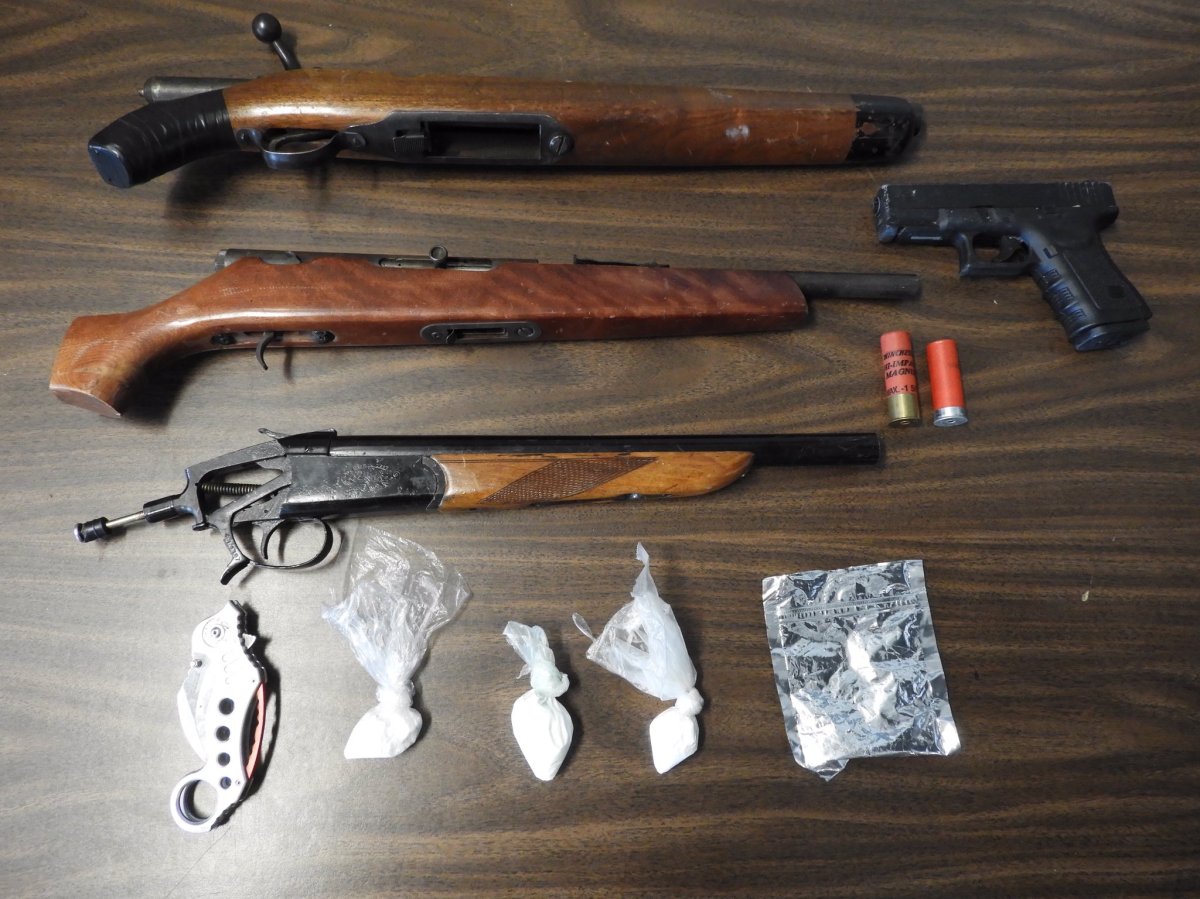 Peterborough police seized drugs and several firearms in a recent investigation.