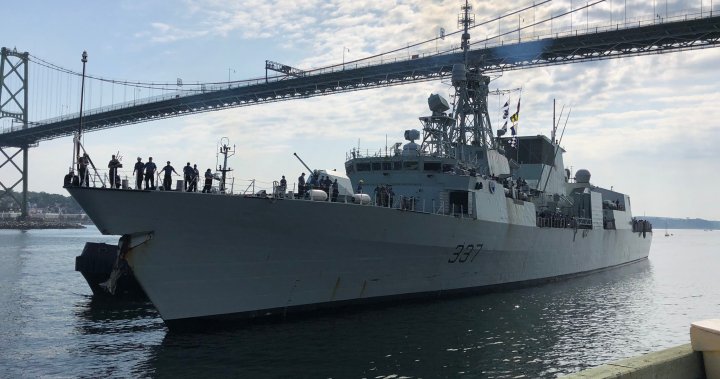 Canadian frigate HMCS Fredericton returns home following six month mission
