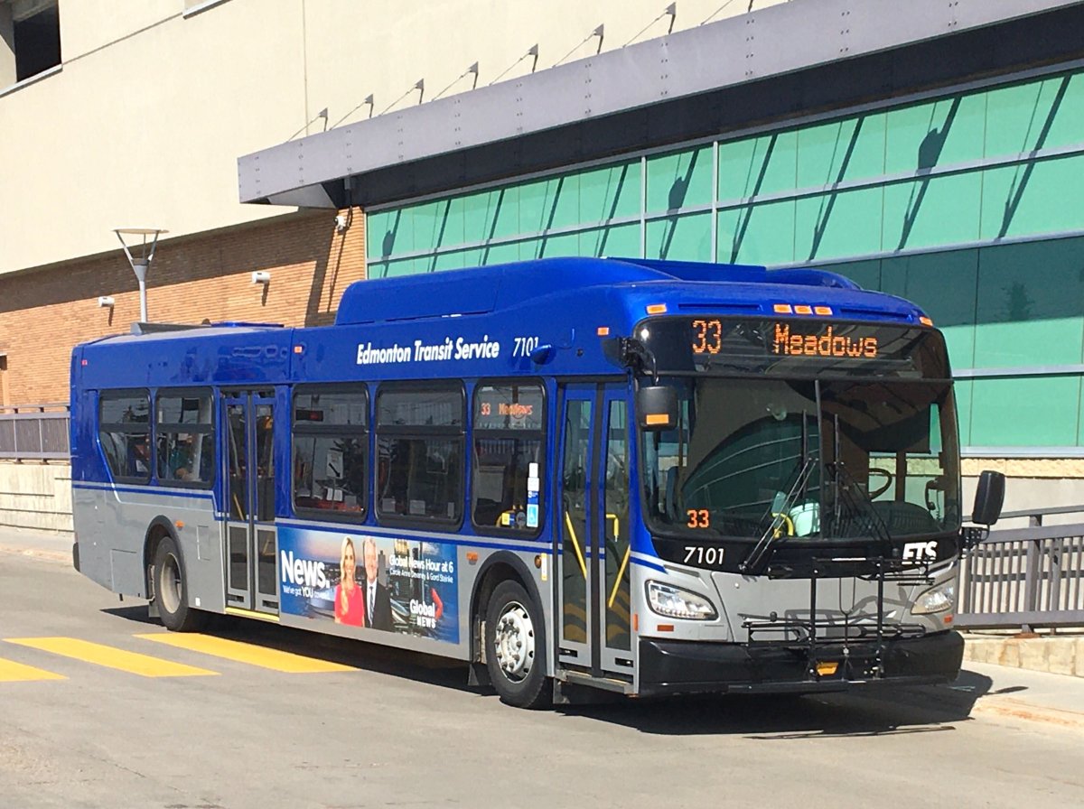 File: ETS bus in Edmonton Tuesday, July 28, 2020.