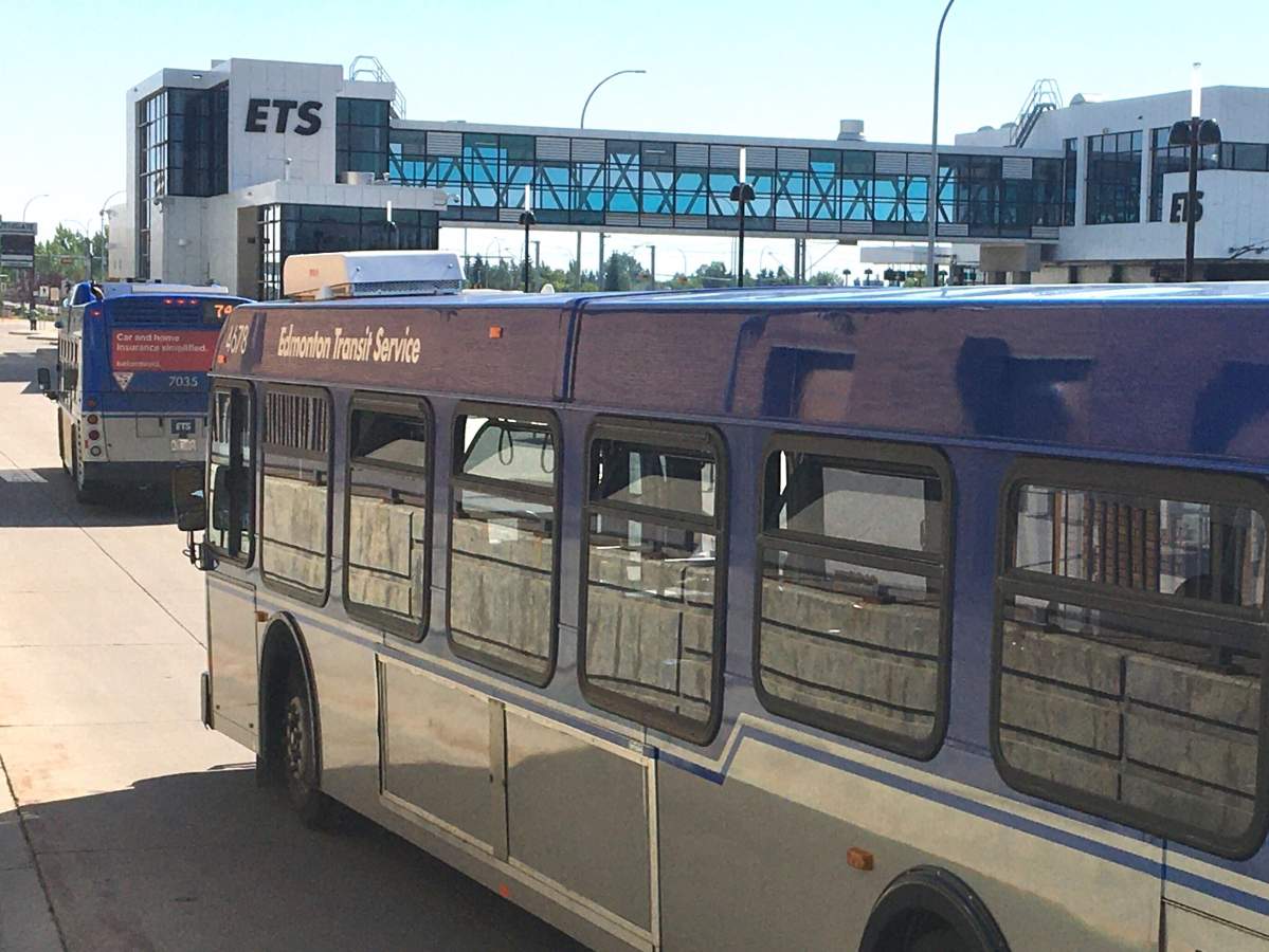 File: ETS bus in Edmonton Tuesday, July 28, 2020.