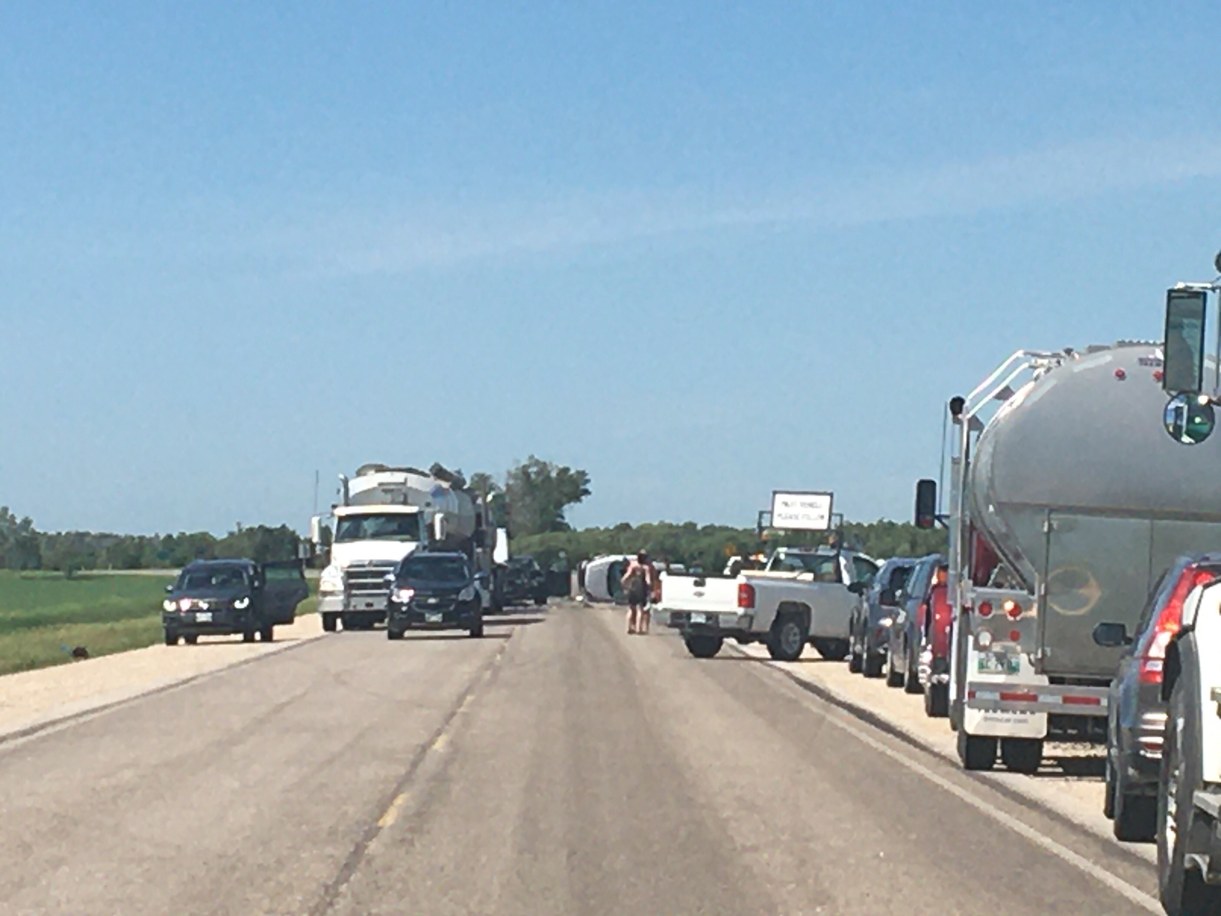 Serious Crash Closes Stretch Of Manitoba Highway RCMP Winnipeg   Image From Ios 8 