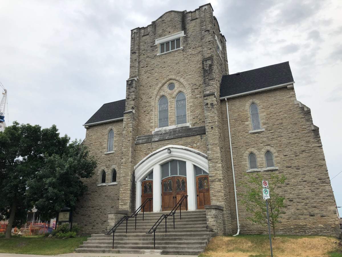 The Brock Mission men's homeless shelter is at the Murray Street Baptist Church.