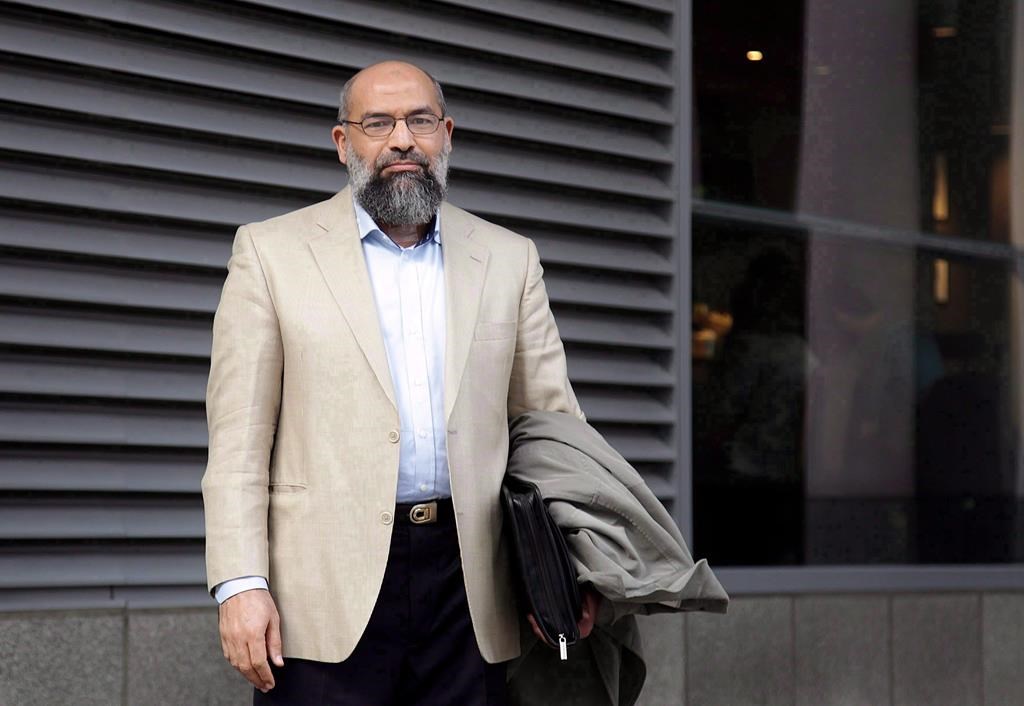 Mohamed Mahjoub is seen outside Federal Court of Appeal in Toronto on Wednesday, Dec. 7, 2016.