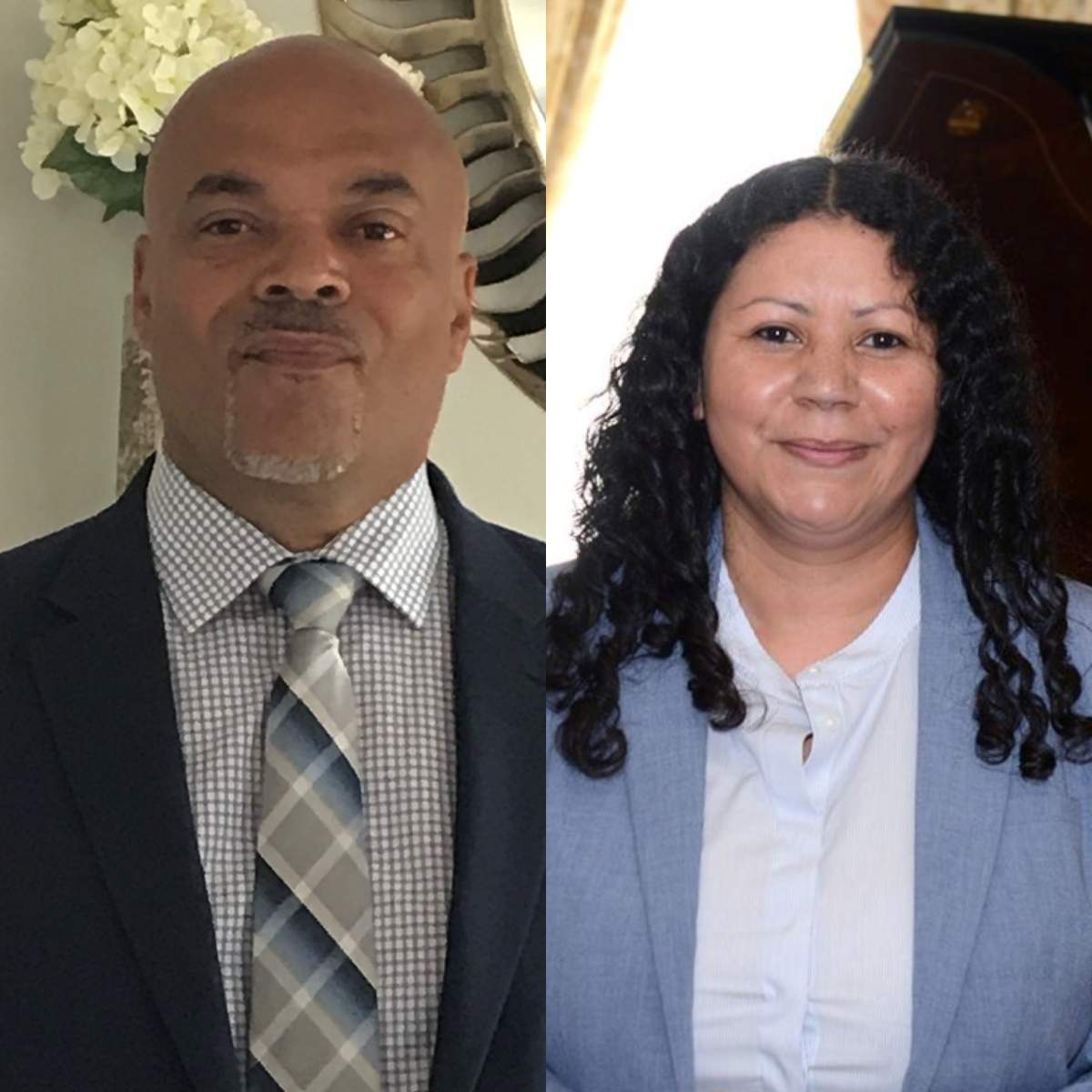 Judges Perry Borden and Aleta Cromwell.