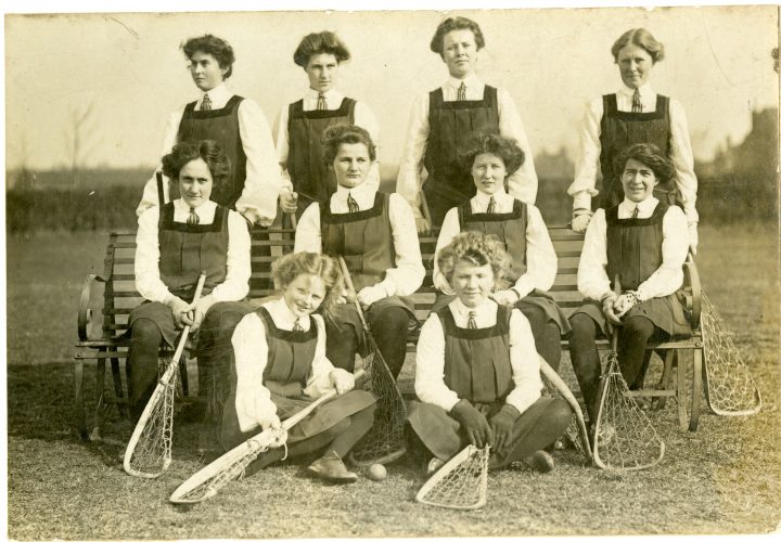 Female teams were rare in this era.