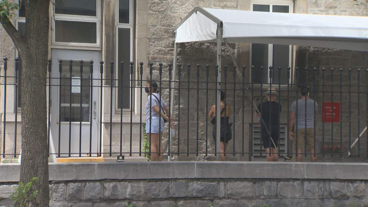 There were long lineups to be tested for COVID-19 in Montreal on Sunday. Jul 12, 2020.