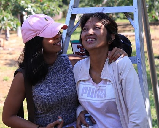 Mara and her mother.