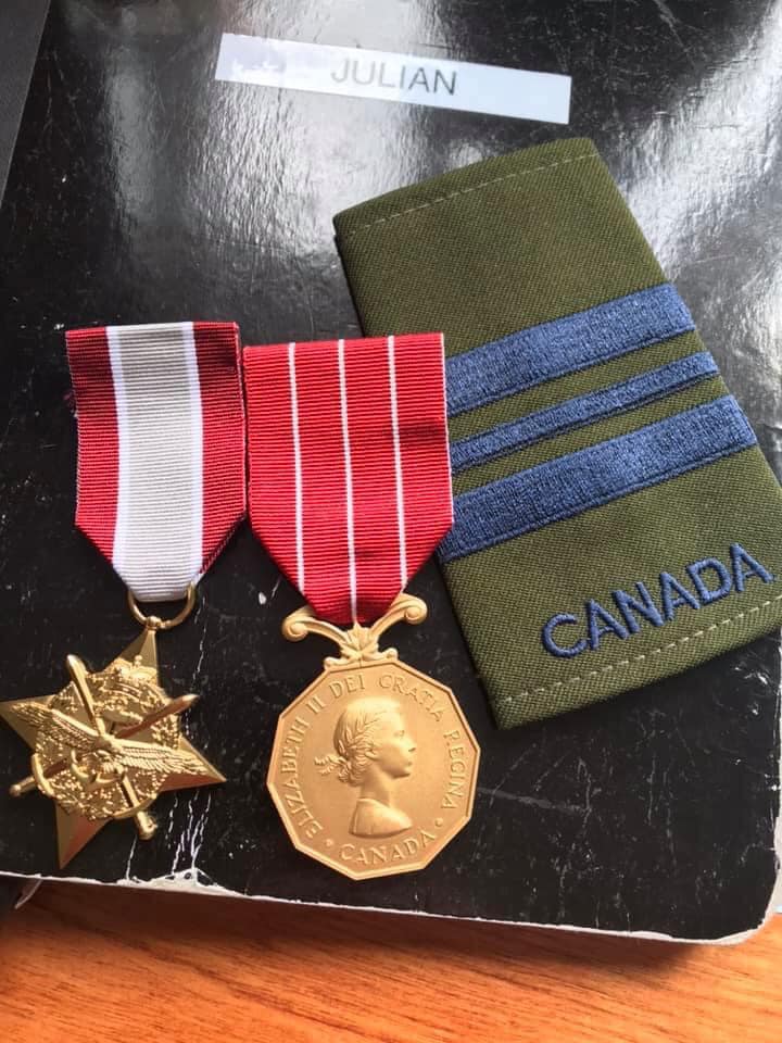 Devon Julian's stolen medals.