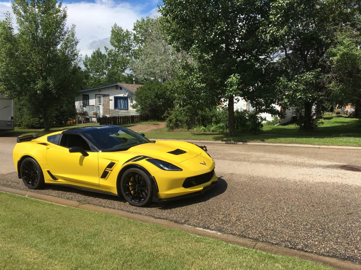 Mike’s corvette.