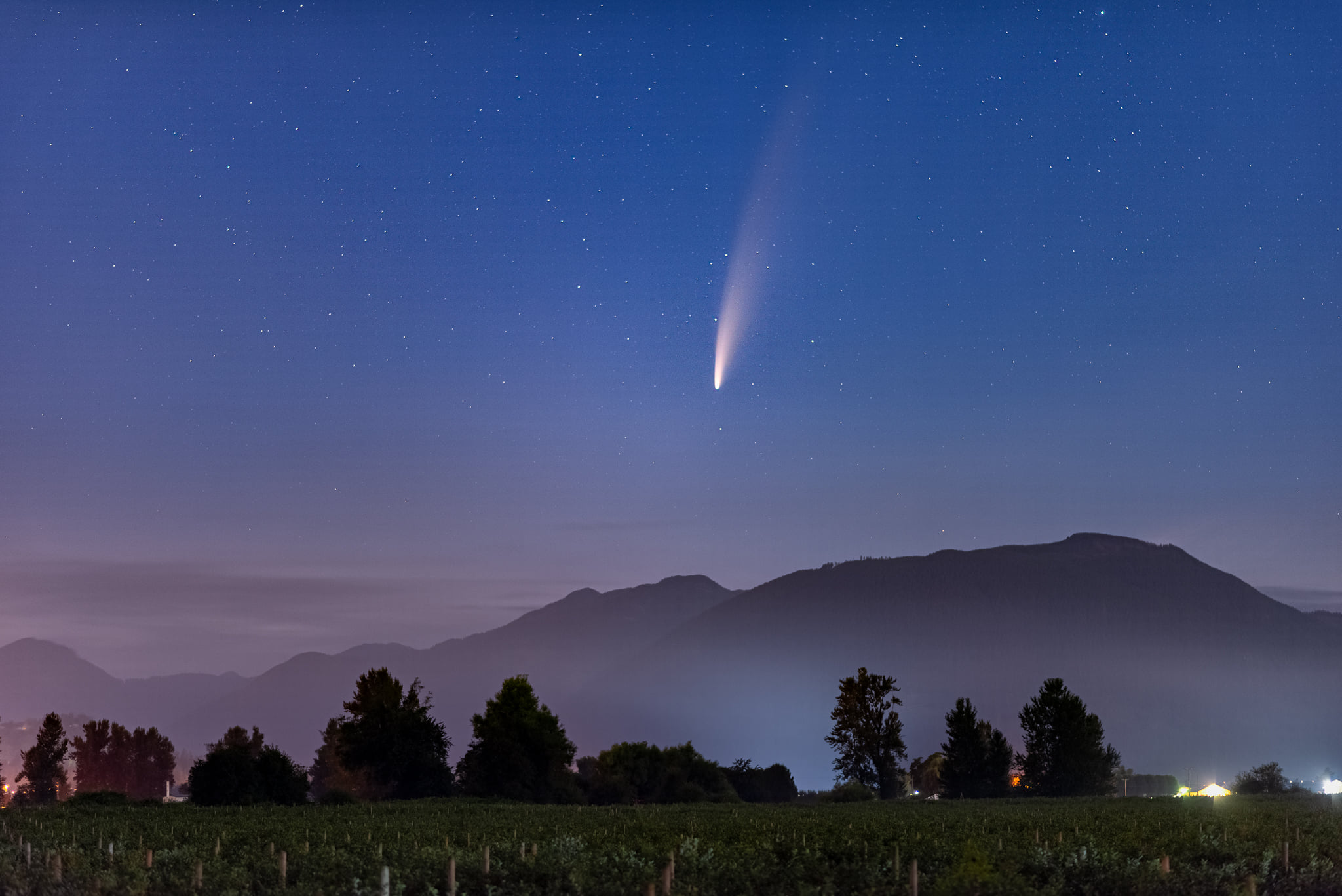 Photographers Snag Gorgeous Photos Of Rare Comet Over B.C. | Globalnews.ca