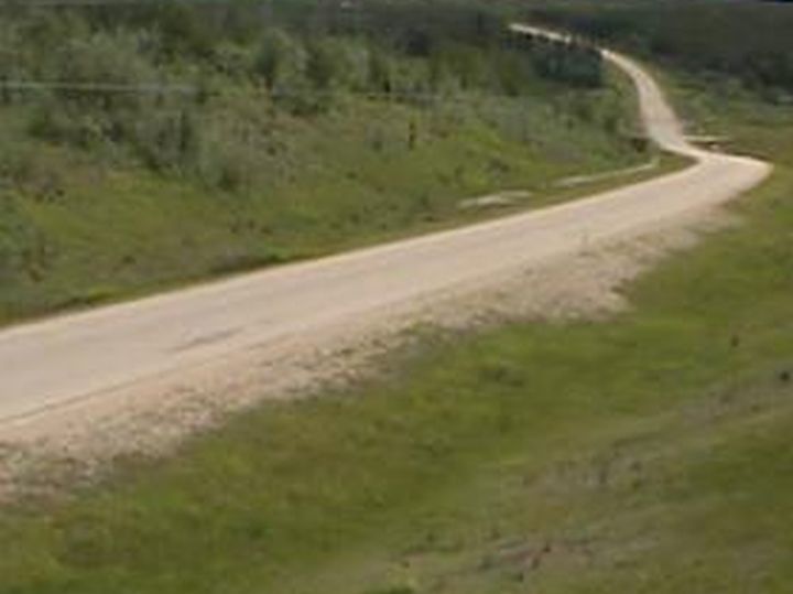 A photo of Highway 881 in northern Alberta on July 2.