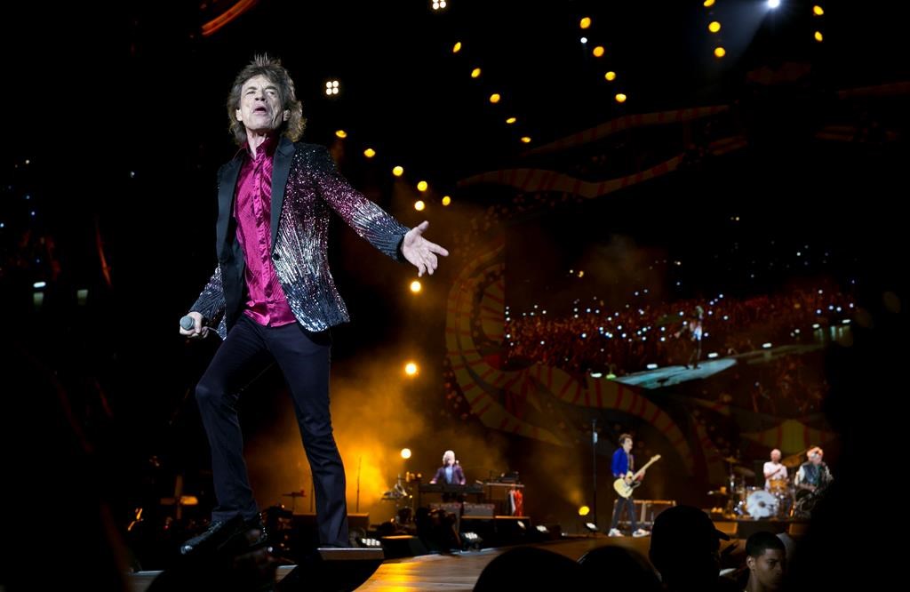 FILE - In this March 25, 2016 file photo, Rolling Stones frontman Mick Jagger performs in Havana, Cuba.