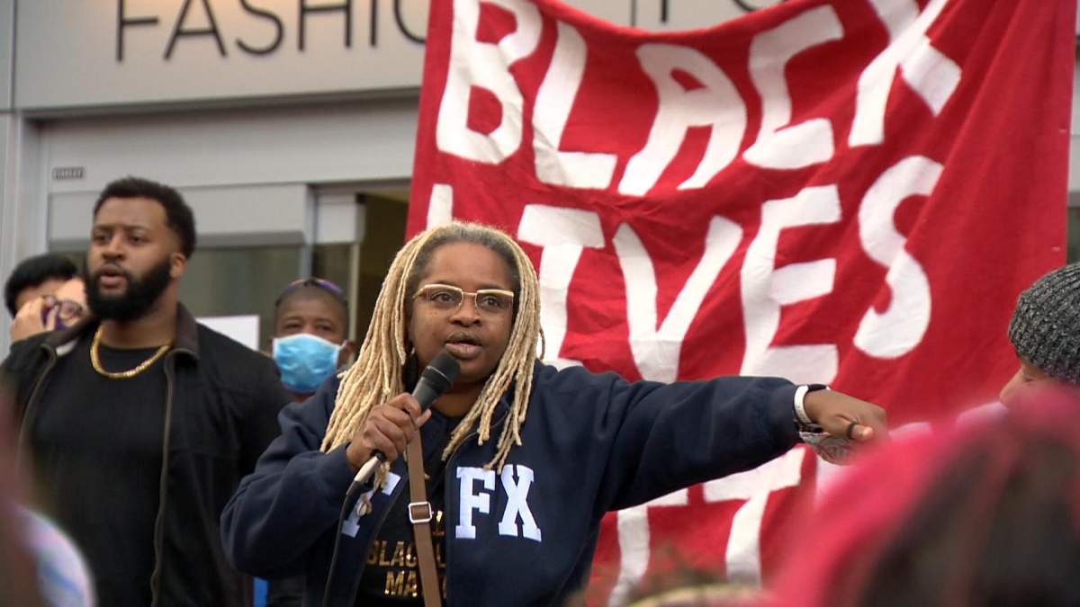 OmiSoore Dryden BLM rally