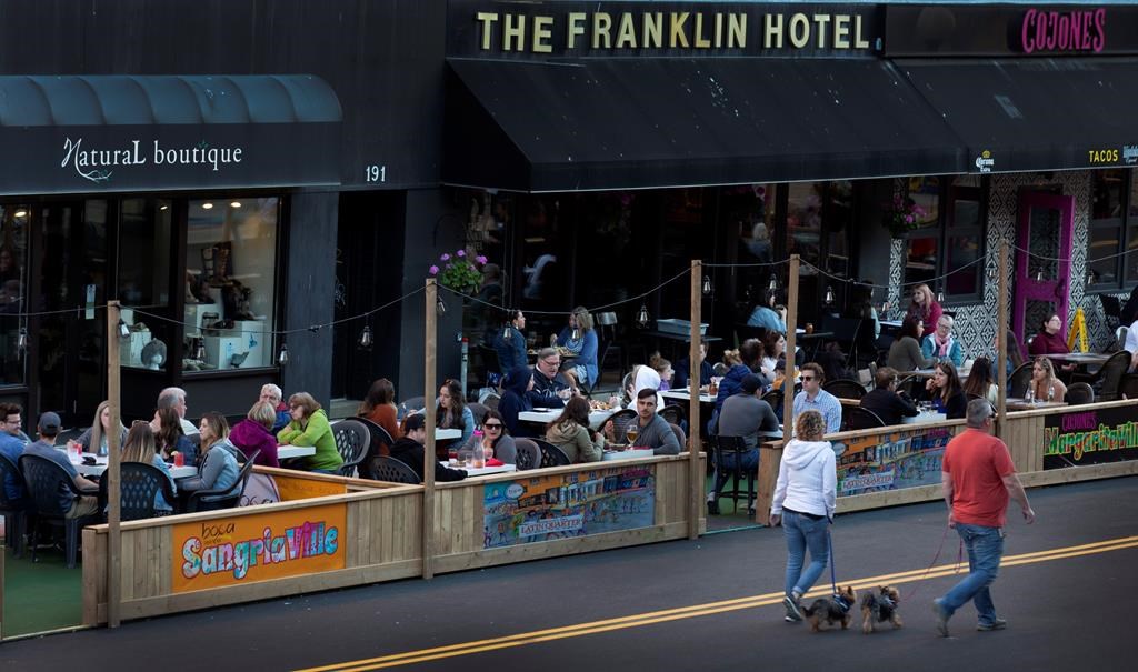 The Pedestrian Mall on Water Street in St. John’s is shown on Wednesday, July 8, 2020.