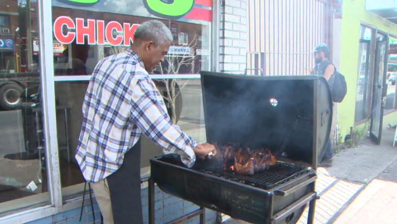“Rap” Rose, long-time owner of the Caribbean restaurant, Rap’s Restaurant, on Eglinton Avenue West just east of Oakwood, says his revenues have plunged since the pandemic.