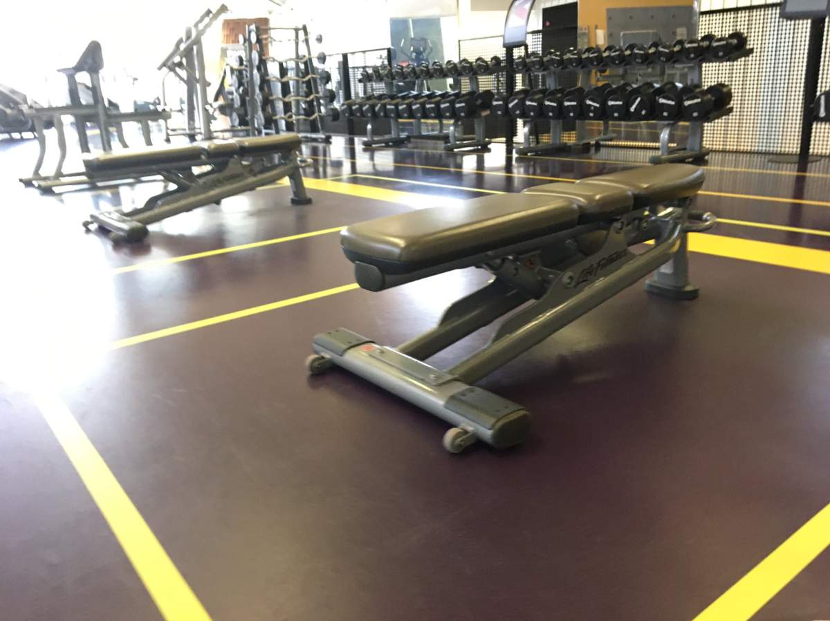 Physical distancing measures are in place as the Clareview Community Recreation Centre prepares to reopen amid the COVID-19 pandemic.