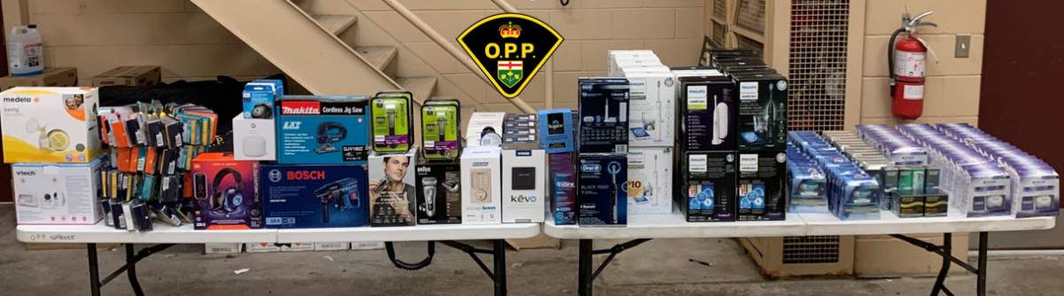 Over $26K of household items found in vehicle speeding on Hwy. 401: OPP - image