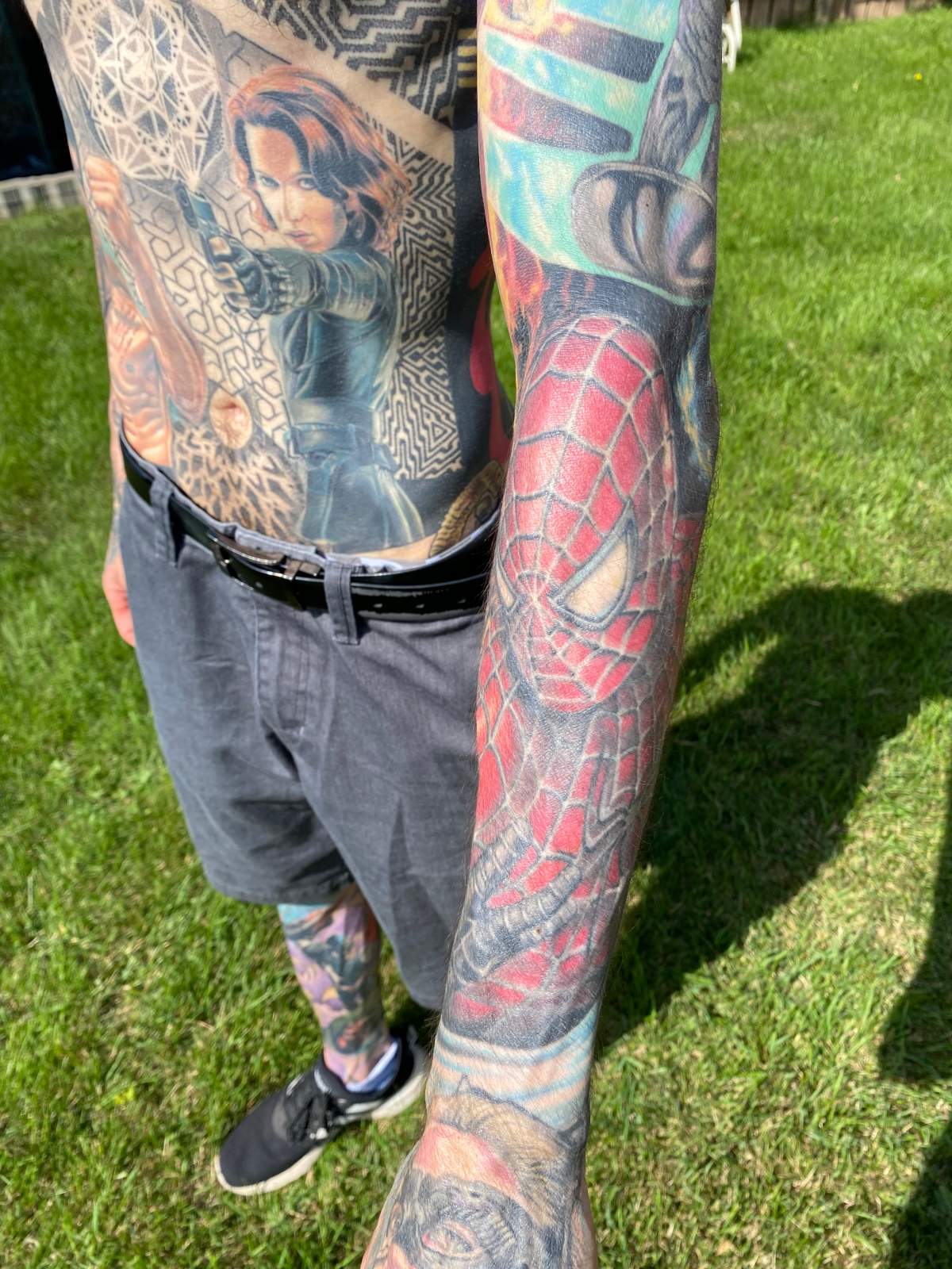 Rick Scolamiero’s Spiderman tattoo