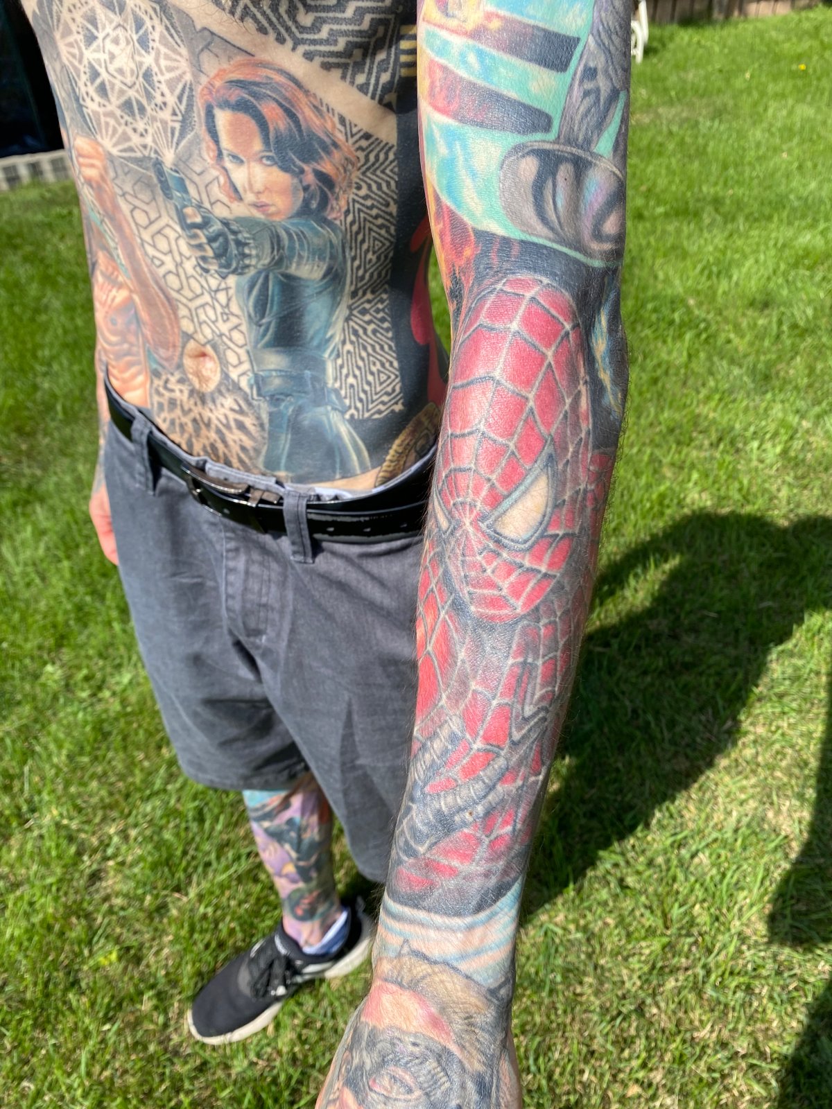 Edmonton man featured in Guinness World Record 2020 book for most Marvel  tattoos 