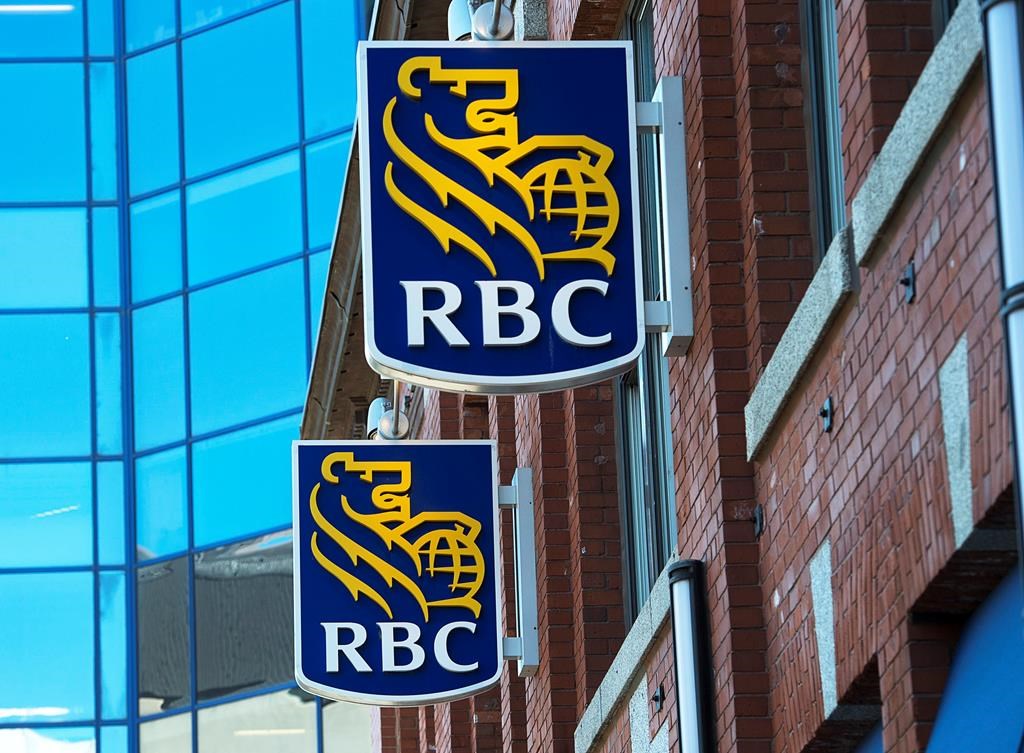 The RBC Royal Bank of Canada logo is seen in Halifax on Tuesday, April 2, 2019.