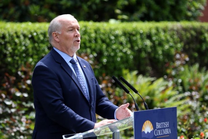 B.C. Premier John Horgan to outline COVID-19 pandemic recovery plan Thursday afternoon