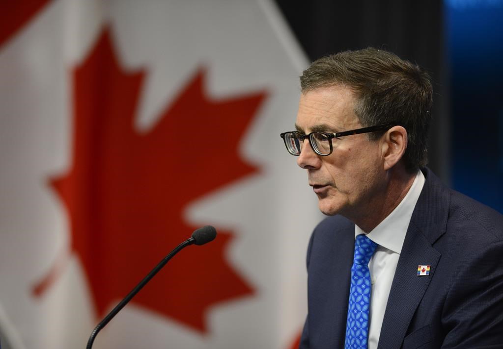 Bank of Canada Governor Tiff Macklem holds a press conference at the Bank of Canada amid the COVID-19 pandemic in Ottawa on Monday, June 22, 2020. The Bank of Canada will update its outlook for the Canadian economy today as part of Macklem's first interest rate announcement since becoming governor.THE CANADIAN PRESS/Sean Kilpatrick.