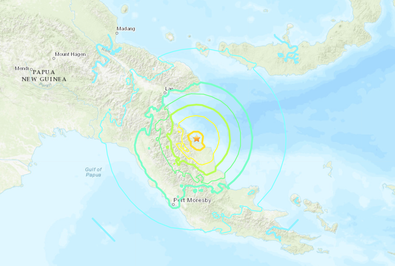 Strong Earthquake Off Papua New Guinea Prompts Brief Tsunami Threat   Screen Shot 2020 07 16 At 8.43.44 Pm 