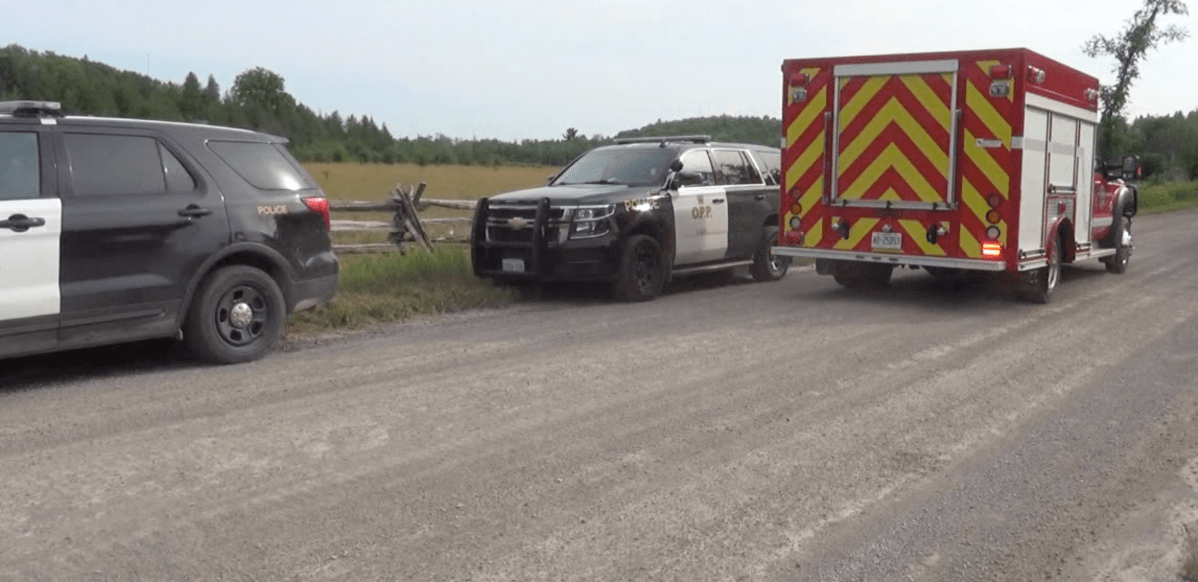 One man was airlifted to a Toronto-area hospital following a dirt bike crash in the Hope Mill Conservation Area in Otonabee-South Monaghan Township on Saturday.