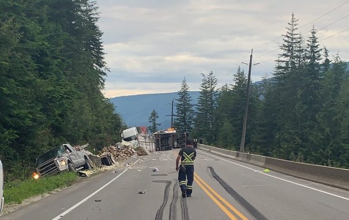 Semi Driver Charged After 6-vehicle Collision On Trans-Canada Near ...