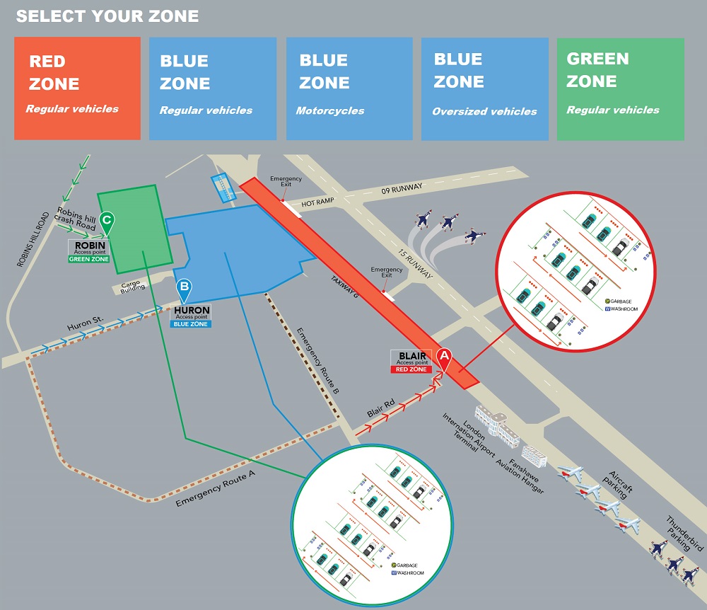 Airshow London will go ahead this year but in a drive-in format.