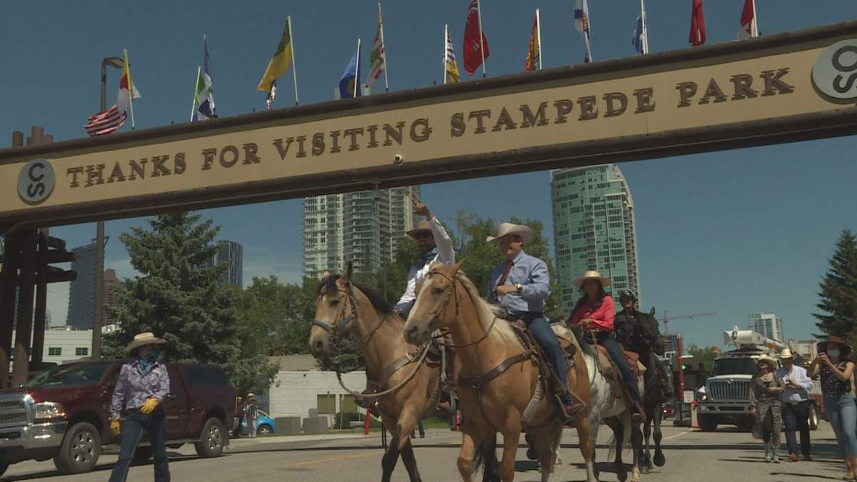 Filipe Masetti Leite arrives at Stampede Park
