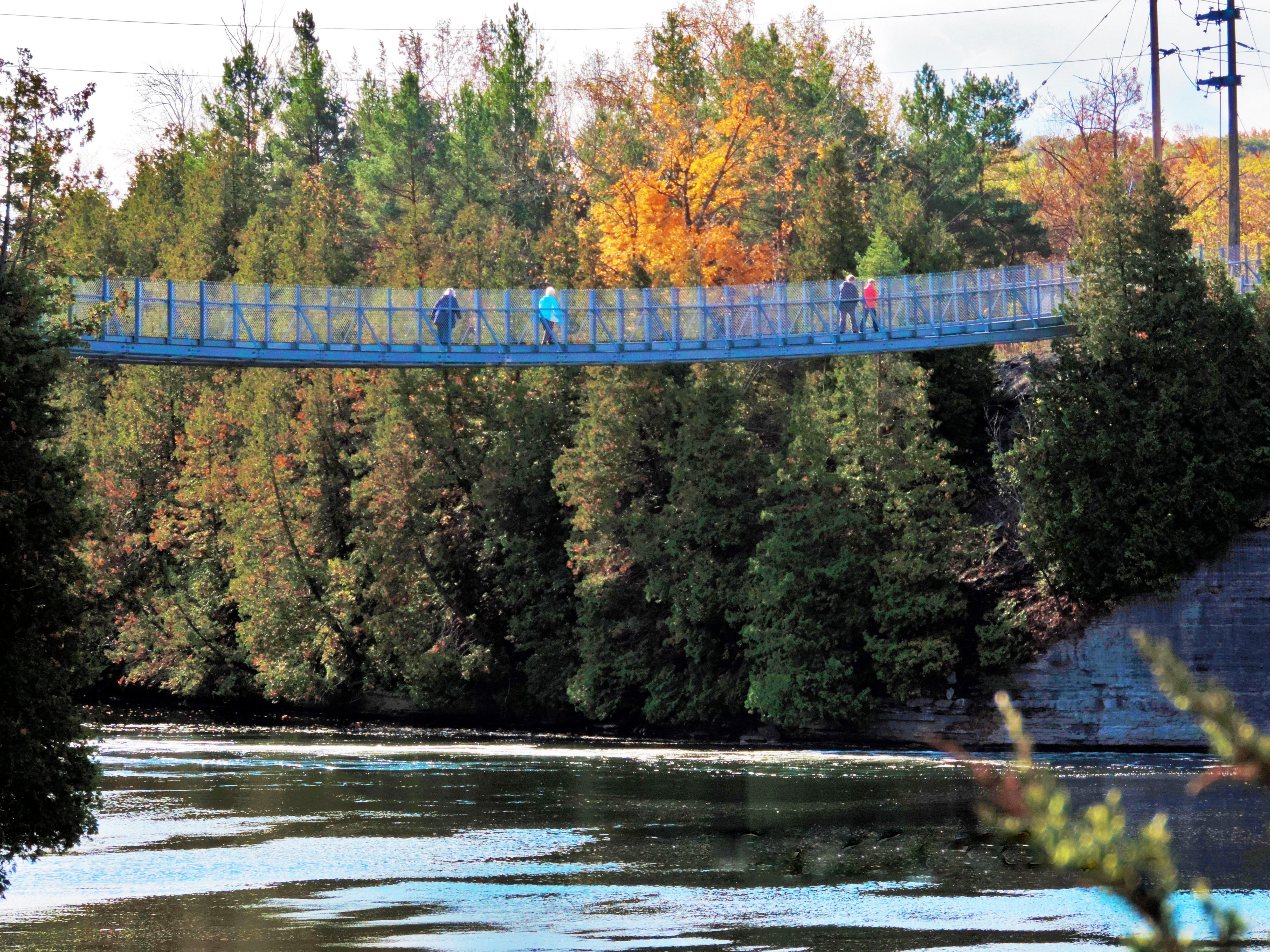 Ranney Gorge Suspension Bridge in Campbellford closed due to