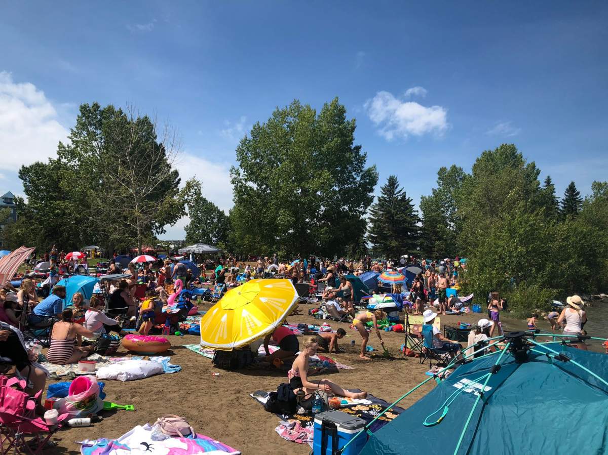 A shot of Sylvan Lake, Alta., taken on Saturday, July 11, 2020.