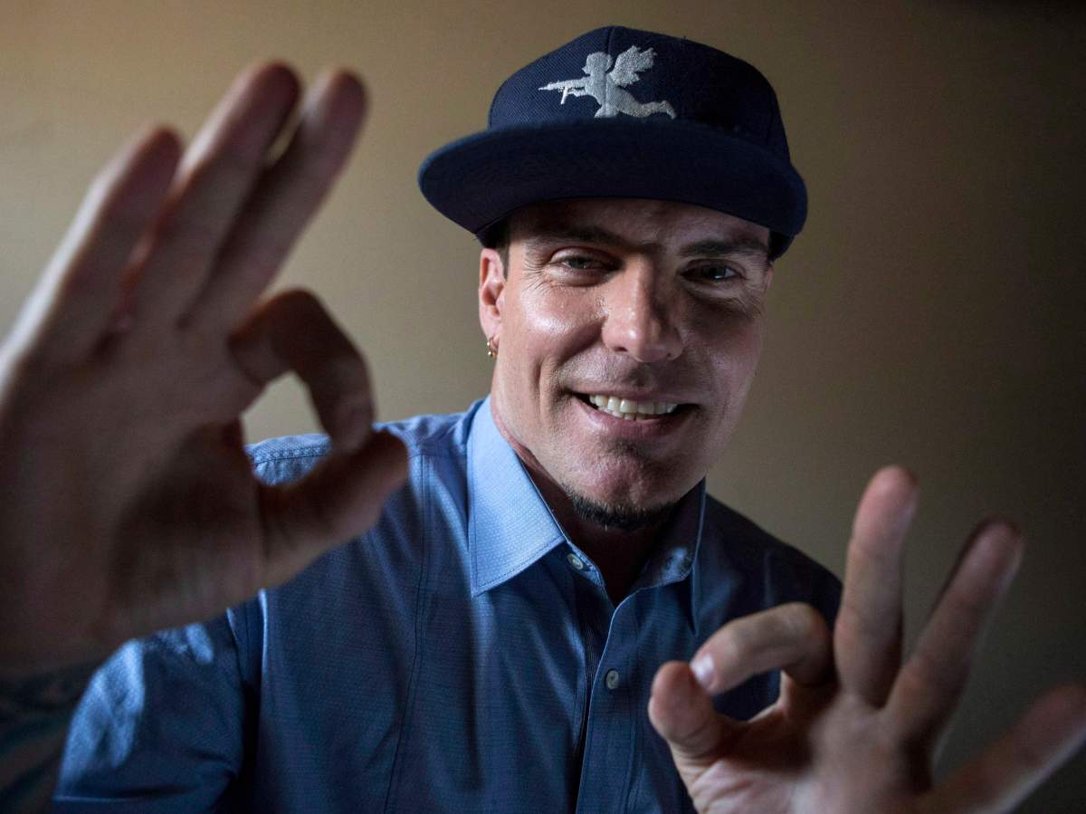 Rob Van Winkle aka "Vanilla Ice" is pictured in Toronto in 2013. 