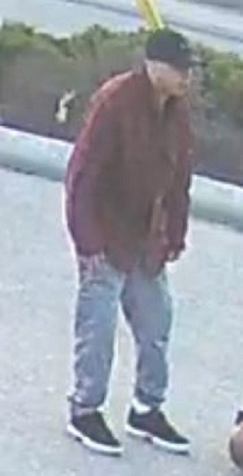 RCMP released an image of a suspect in the assault of a cyclist.