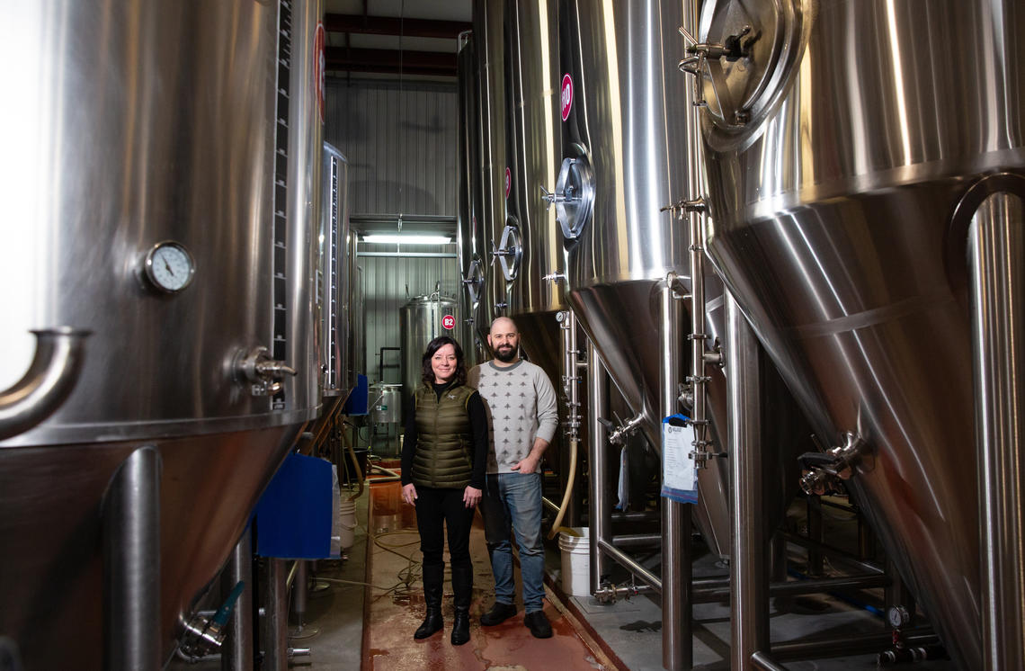 Advancing Canadian Wastewater Assets (ACWA) has partnered with Village Brewery and Xylem Inc. to brew Alberta’s first beer made with reused water. Christine O’Grady is the ACWA employee who led this project, and Jeremy McLaughlin is the Brewmaster from Village Brewery.