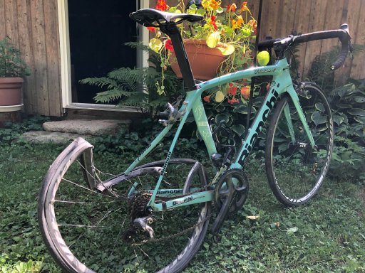 The bike that was ridden by Ellen Watters on the day she died. It remains in her mother’s possession nearly four years later.