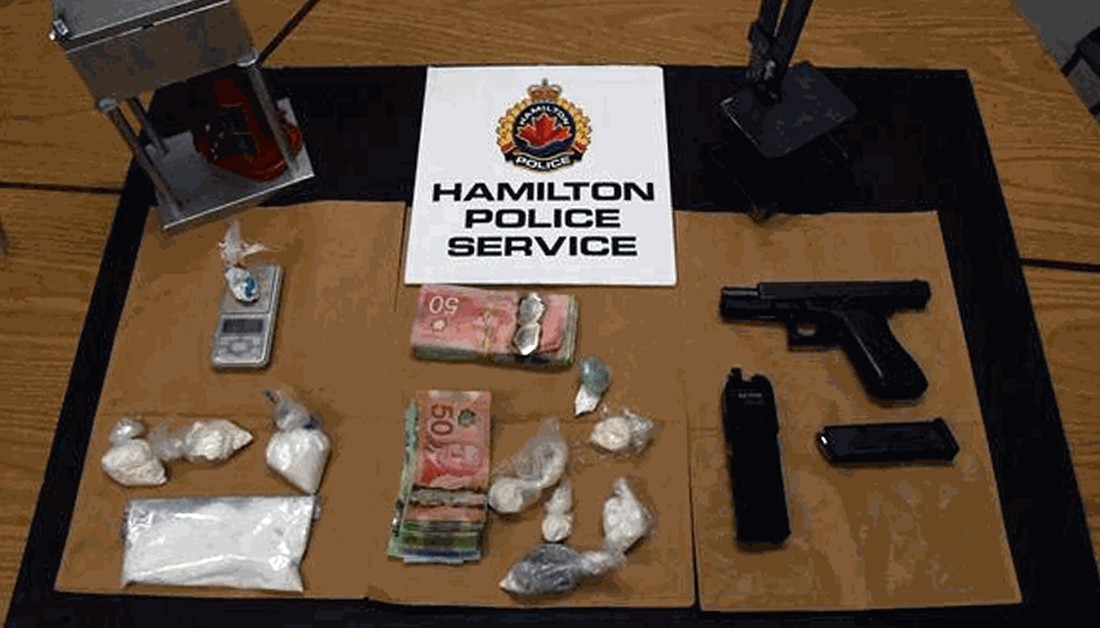 A 21-year-old Grimsby man with ties to Hamilton was arrested on a number of drug and firearms-related charges after what police are calling an "in-depth drug investigation".
