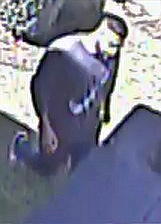 A still image of the first suspect, released by Burnaby RCMP.