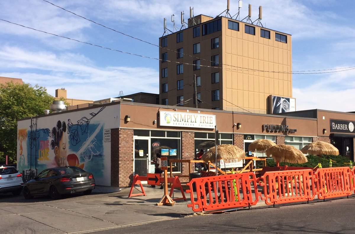 Simply Irie Caribbean Cuisine and Adrianne Williams’ mural pictured on Monday, Aug. 24, 2020.