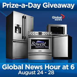 Global News Hour at 6 – Bowest Appliance Gift Card Contest - GlobalNews  Contests & Sweepstakes