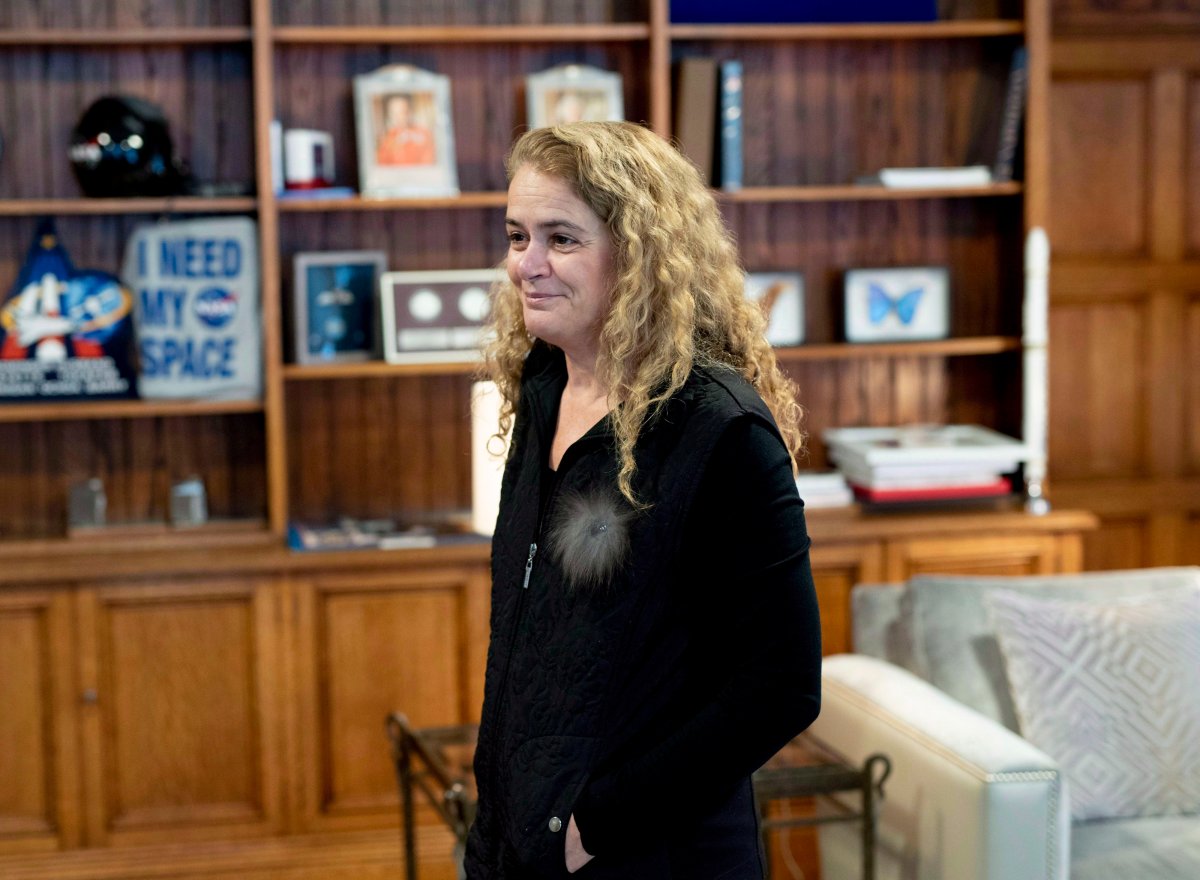 Governor General Julie Payette stands in her office at  Rideau Hall in Ottawa on Tuesday, Dec. 11, 2018.